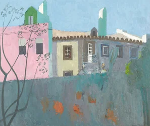 Gesprek in een Portugees dorp, ca. 1961-67