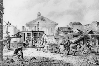 Covent Garden markt, 1824