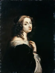 Portret van Koningin Christina van Zweden 1626-1689, ca. 1650