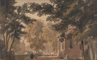 Een straat in Harborne
