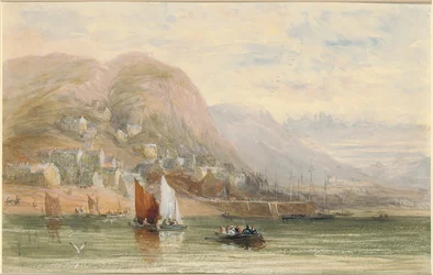 Zicht op Barmouth, Noord-Wales
