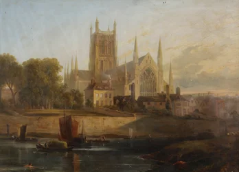 Kathedraal van Worcester, rivier de Severn