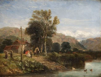 Wachten op de veerboot, 1845