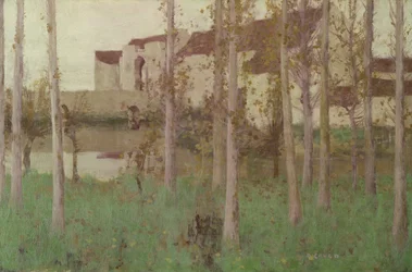 Het spookkasteel, Grez-sur-Loing, 1896