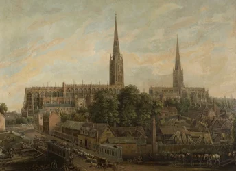 Priory Street, Coventry, 1861