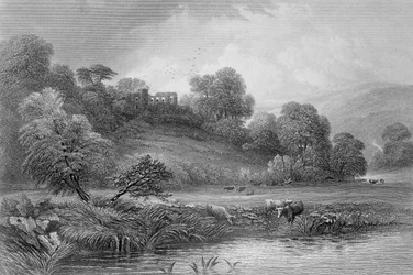 Kasteel Norham, 1876