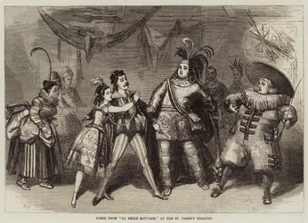 Scène uit La Belle Sauvage, in het St James