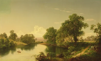 Aan de Esopus Creek, Ulster County, NY, 1859