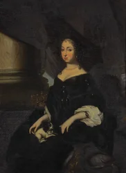 Portret van Hedvig Eleonora van Holstein-Gottorp (1636-1715)