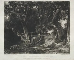 Verschillende Onderwerpen van Landschap, Kenmerkend voor Engels Landschap uit Schilderijen van John Constable, R.A.: Dal in de Bossen van Helmingham Park, Suffolk