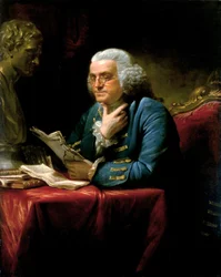 Portret van Benjamin Franklin