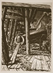 Een schachtbeugel, illustratie uit 