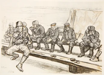De Gelukkige Krijger, illustratie uit 