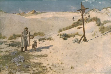 Het kruis op de duinen