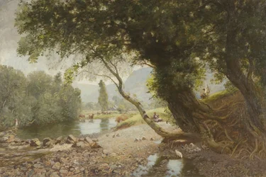 De klimop, de eik en de mooie berk, Bettws-y-Coed