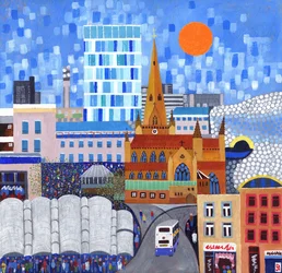 Bullring Sun, 2012 (acryl op doek)