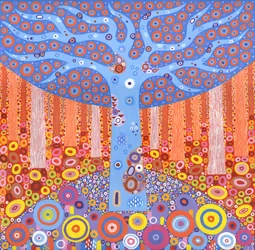 Kaleidoforest, 2018 (acryl op doek)
