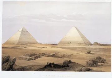 Piramides van Gizeh - in 