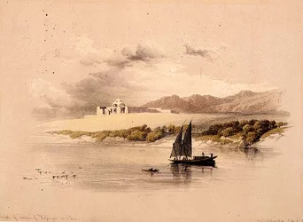 Tempel van Amdda van Halsaya in Nubië, uit "Egypte en Nubië", Vol.1