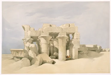 Tempel van Sobek en Horus in Kom Ombo, Egypte, 19e eeuw