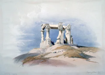 Tempel van Wady Kardassy, Nubië, 19e eeuw