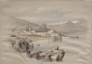 Tiberias, vanaf de Muren, Safet in de Verte