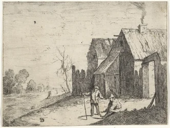 Twee boeren in gesprek