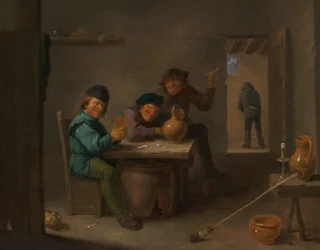 Boeren in een taverne