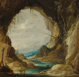 Uitzicht vanuit een Grot, begin 1630s