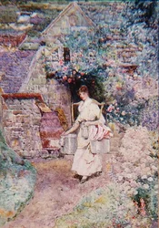 De Melkmeid, of Een Oud Surrey Huisje