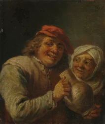 Oude man en vrouw