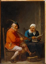 Klein duo: coverspeler en zangeres ...