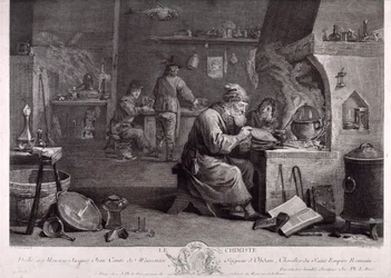 Het laboratorium van de alchemist