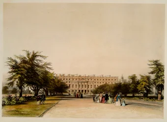Oostgevel en Grote Fonteinentuin, Hampton Court