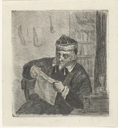 Lezende man