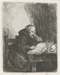 Lezende monnik