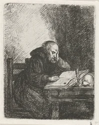 Lezende monnik