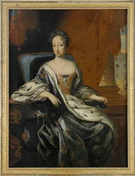 Portret van Hedvig Eleonora van Holstein-Gottorp, koningin van Zweden