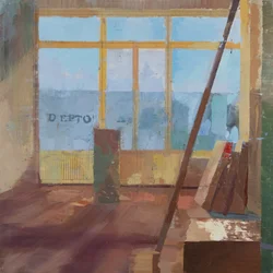 Musée des Aigles Modernes 12, 2017 (olieverf op linnen)