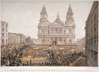 Begrafenis van de Hertog van Wellington, St Paul