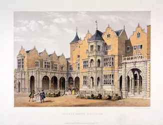 Holland House, Kensington, Londen, ca. 1850