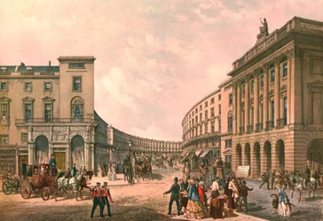 De Quadrant, Regent Street, ca. 1852