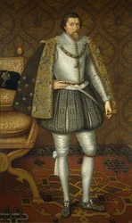 Portret van Koning James I van Engeland 1566-1625