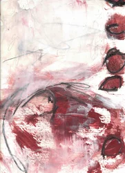 Dynamisch rood abstract