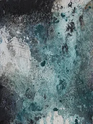 Bevroren blauwgroene texturen