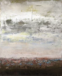 Rustige abstracte horizon