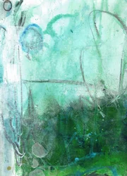 Rustgevende abstracte waterlandschappen