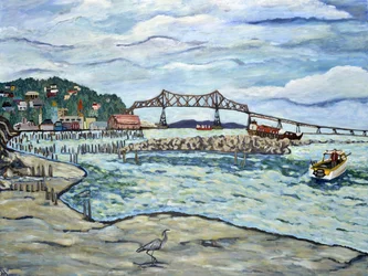 Astoria reiger, 2018 (acryl op doek)