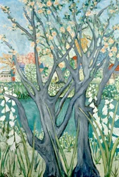 Vroege lente, 2019 (acrylverf op doek)