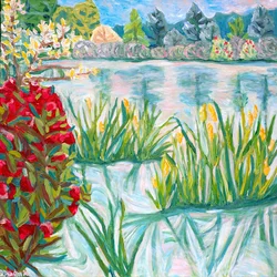 Red Rhodie, 2015 (acryl op doek)